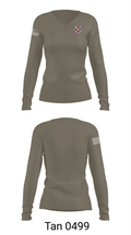 439th MMB 38467463 Women's Long Sleeve V-neck Shirt - 77