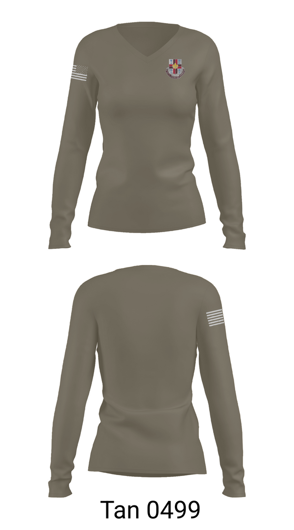 Womens Long Sleeve Vneck Shirt, 439th MMB, , Teamtime, Team time, sublimation, custom sports apparel, team uniforms, spirit wear, spiritwear, sports uniforms, custom shirts, team store, custom team store, fundraiser sports, apparel fundraiser
