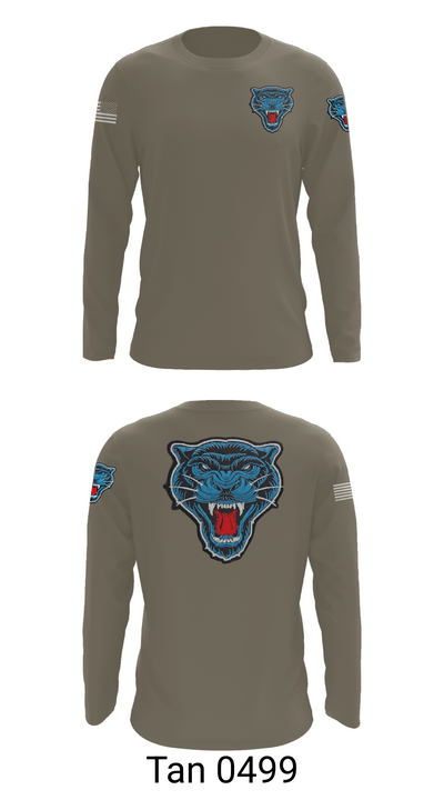 Blue Panthers 97909853 Long Sleeve Performance Shirt 66