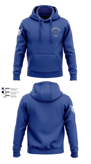 Hoodie, Castlewood Blue Devils, Tennis, Teamtime, Team time, sublimation, custom sports apparel, team uniforms, spirit wear, spiritwear, sports uniforms, custom shirts, team store, custom team store, fundraiser sports, apparel fundraiser