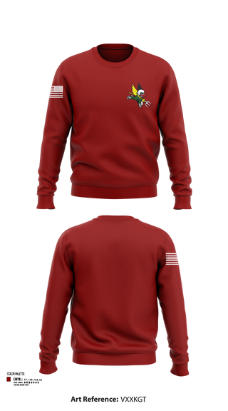 Crew Neck Sweatshirt, 124th ATKS, , Teamtime, Team time, sublimation, custom sports apparel, team uniforms, spirit wear, spiritwear, sports uniforms, custom shirts, team store, custom team store, fundraiser sports, apparel fundraiser