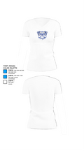Bate Middle School (John W. Bate) Baseball 45359159 Women's Short Sleeve V-neck Shirt - 18