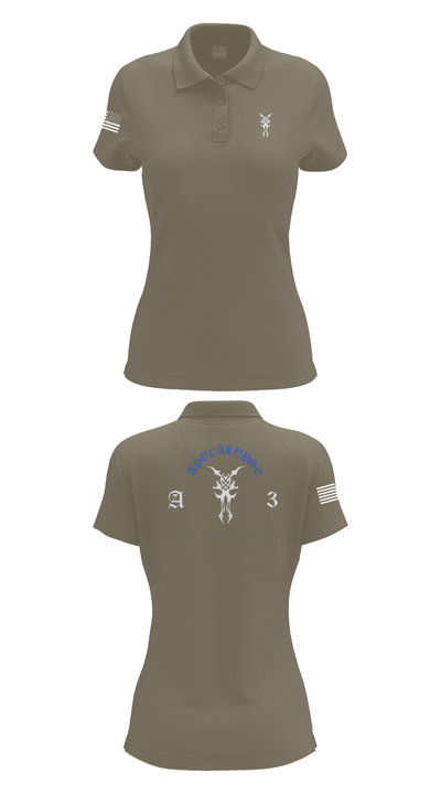 Apocalypse Platoon 49394201 Women's Short Sleeve Performance Polo  - 75