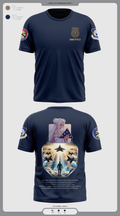 U.S. Air Force Office of Special Investigations Region 3 Base Honor Guard Old School Cotton Feel Shirt - 2