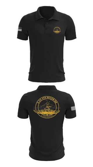 Short Sleeve Performance Polo, E Co 4th Recon BN, , Teamtime, Team time, sublimation, custom sports apparel, team uniforms, spirit wear, spiritwear, sports uniforms, custom shirts, team store, custom team store, fundraiser sports, apparel fundraiser