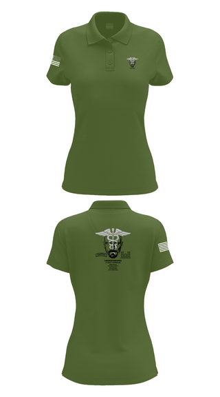 Womens Short Sleeve Performance Polo, Heisenberg’s, Army, Teamtime, Team time, sublimation, custom sports apparel, team uniforms, spirit wear, spiritwear, sports uniforms, custom shirts, team store, custom team store, fundraiser sports, apparel fundraiser