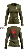 1/7 animal 19905482 Women's Long Sleeve V-neck Shirt - 2