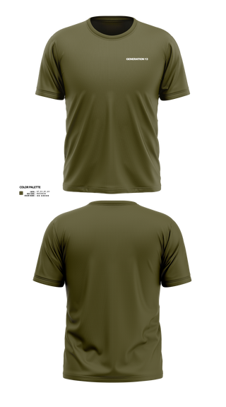 Short Sleeve Performance Shirt, Generation 13, , Teamtime, Team time, sublimation, custom sports apparel, team uniforms, spirit wear, spiritwear, sports uniforms, custom shirts, team store, custom team store, fundraiser sports, apparel fundraiser
