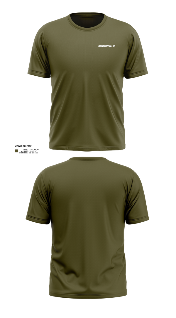 Short Sleeve Performance Shirt, Generation 13, , Teamtime, Team time, sublimation, custom sports apparel, team uniforms, spirit wear, spiritwear, sports uniforms, custom shirts, team store, custom team store, fundraiser sports, apparel fundraiser