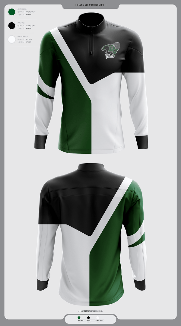 Quarter Zip Jacket, Palo Verde Panthers, Tennis, Teamtime, Team time, sublimation, custom sports apparel, team uniforms, spirit wear, spiritwear, sports uniforms, custom shirts, team store, custom team store, fundraiser sports, apparel fundraiser