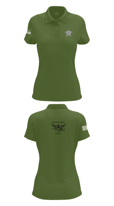 Rockbridge County SWAT 87901161 Women's Short Sleeve Performance Polo  - 52