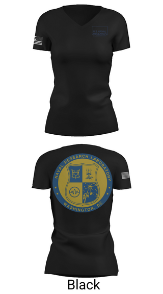 Womens Short Sleeve Vneck Shirt, Naval Research Lab, , Teamtime, Team time, sublimation, custom sports apparel, team uniforms, spirit wear, spiritwear, sports uniforms, custom shirts, team store, custom team store, fundraiser sports, apparel fundraiser