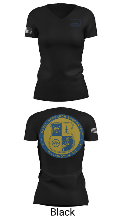 Naval Research Lab 68705363 Women's Short Sleeve V-neck Shirt - 27