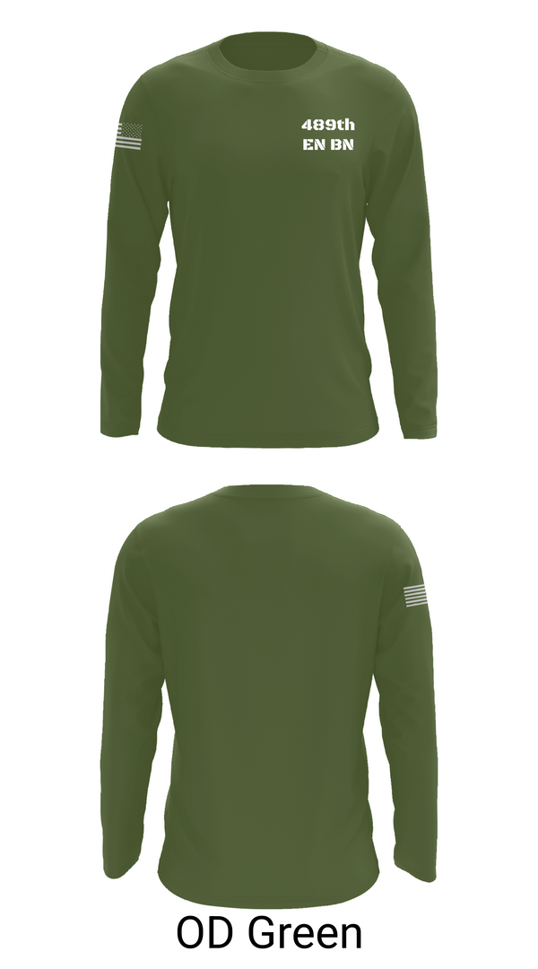 Long Sleeve Performance Shirt, 489th EN BN, , Teamtime, Team time, sublimation, custom sports apparel, team uniforms, spirit wear, spiritwear, sports uniforms, custom shirts, team store, custom team store, fundraiser sports, apparel fundraiser