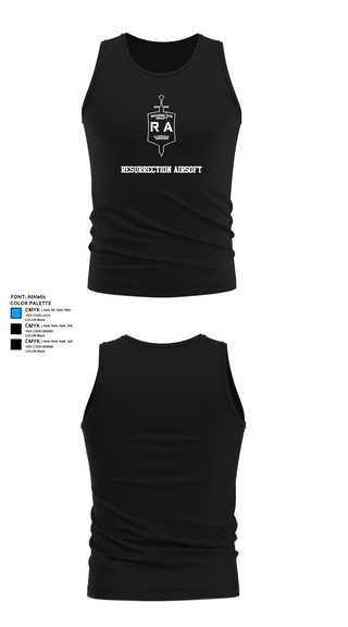 Tank Top, Resurrection Airsoft, , Teamtime, Team time, sublimation, custom sports apparel, team uniforms, spirit wear, spiritwear, sports uniforms, custom shirts, team store, custom team store, fundraiser sports, apparel fundraiser