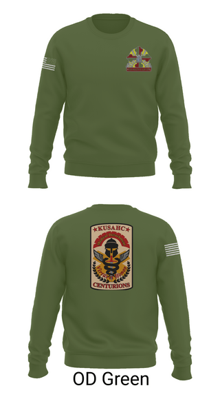 Crew Neck Sweatshirt, Kirk U.S. Army Health Clinic, , Teamtime, Team time, sublimation, custom sports apparel, team uniforms, spirit wear, spiritwear, sports uniforms, custom shirts, team store, custom team store, fundraiser sports, apparel fundraiser