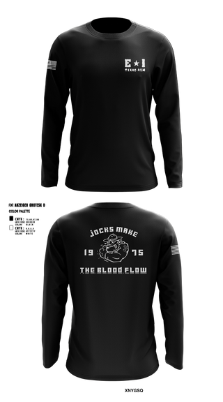 Long Sleeve Performance Shirt, E-1 Jocks D1, , Teamtime, Team time, sublimation, custom sports apparel, team uniforms, spirit wear, spiritwear, sports uniforms, custom shirts, team store, custom team store, fundraiser sports, apparel fundraiser