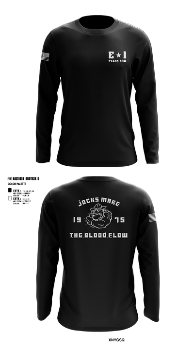 E-1 Jocks D1 Long Sleeve Performance Shirt 2