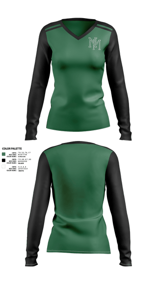 Womens Long Sleeve Vneck Shirt, New Milford High School Tennis, Tennis, Teamtime, Team time, sublimation, custom sports apparel, team uniforms, spirit wear, spiritwear, sports uniforms, custom shirts, team store, custom team store, fundraiser sports, apparel fundraiser
