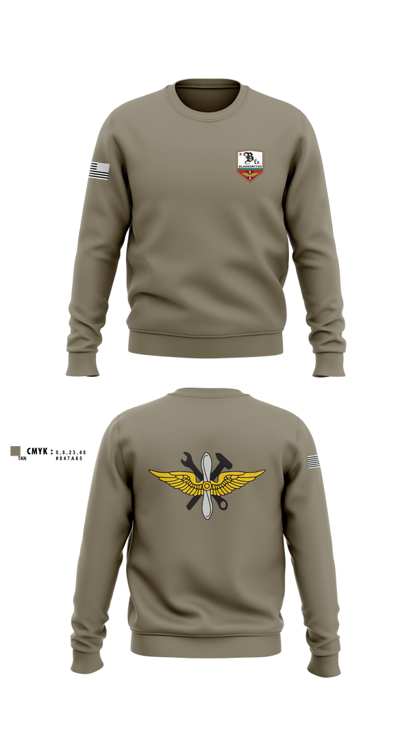 Crew Neck Sweatshirt, Blacksmiths, National Guard, Teamtime, Team time, sublimation, custom sports apparel, team uniforms, spirit wear, spiritwear, sports uniforms, custom shirts, team store, custom team store, fundraiser sports, apparel fundraiser