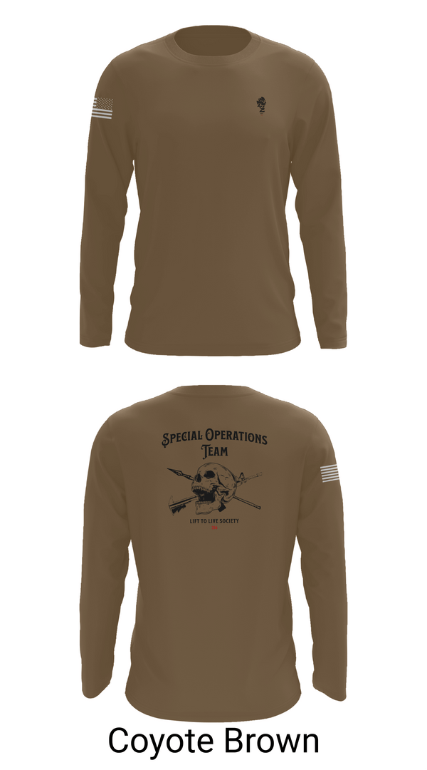 Long Sleeve Performance Shirt, Special Operations Team, , Teamtime, Team time, sublimation, custom sports apparel, team uniforms, spirit wear, spiritwear, sports uniforms, custom shirts, team store, custom team store, fundraiser sports, apparel fundraiser