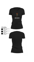 430th MP DET 54234046 Women's Short Sleeve V-neck Shirt - 24