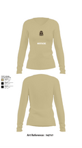 MUSTACHE 86591925 Women's Long Sleeve V-neck Shirt - 82