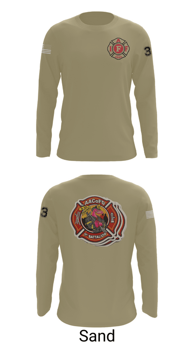 Glen Burnie 74238111 Long Sleeve Performance Shirt 86