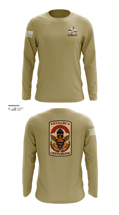 Kirk U.S. Army Health Clinic 36781561 Long Sleeve Performance Shirt 65