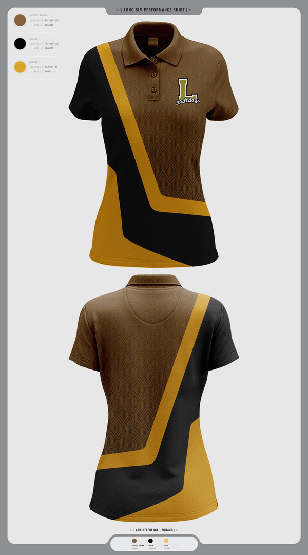 Womens Short Sleeve Performance Polo, Lithonia High School Soccer, Women's Soccer, Teamtime, Team time, sublimation, custom sports apparel, team uniforms, spirit wear, spiritwear, sports uniforms, custom shirts, team store, custom team store, fundraiser sports, apparel fundraiser