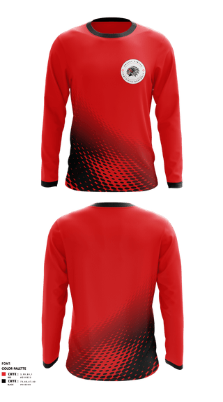 Long Sleeve Performance Shirt, Social Circle Middle School Softball, Softball, Teamtime, Team time, sublimation, custom sports apparel, team uniforms, spirit wear, spiritwear, sports uniforms, custom shirts, team store, custom team store, fundraiser sports, apparel fundraiser