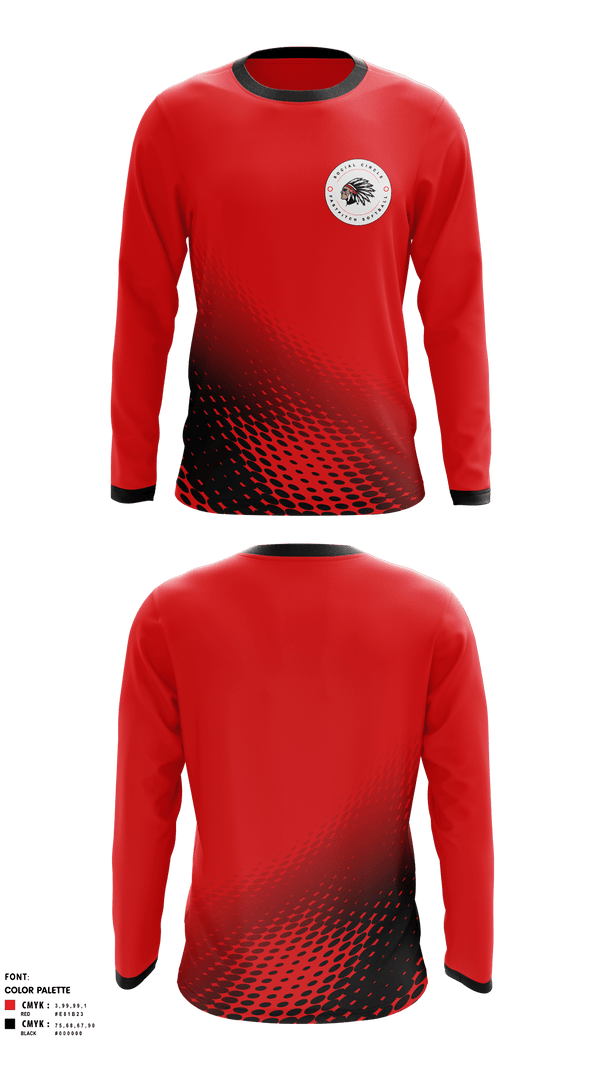 Long Sleeve Performance Shirt, Social Circle Middle School Softball, Softball, Teamtime, Team time, sublimation, custom sports apparel, team uniforms, spirit wear, spiritwear, sports uniforms, custom shirts, team store, custom team store, fundraiser sports, apparel fundraiser