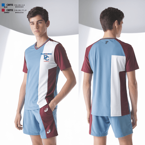 Short Sleeve Performance Shirt, Presbyterian College Men's Tennis, Tennis, Teamtime, Team time, sublimation, custom sports apparel, team uniforms, spirit wear, spiritwear, sports uniforms, custom shirts, team store, custom team store, fundraiser sports, apparel fundraiser