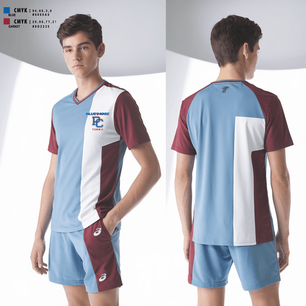 Short Sleeve Performance Shirt, Presbyterian College Men's Tennis, Tennis, Teamtime, Team time, sublimation, custom sports apparel, team uniforms, spirit wear, spiritwear, sports uniforms, custom shirts, team store, custom team store, fundraiser sports, apparel fundraiser