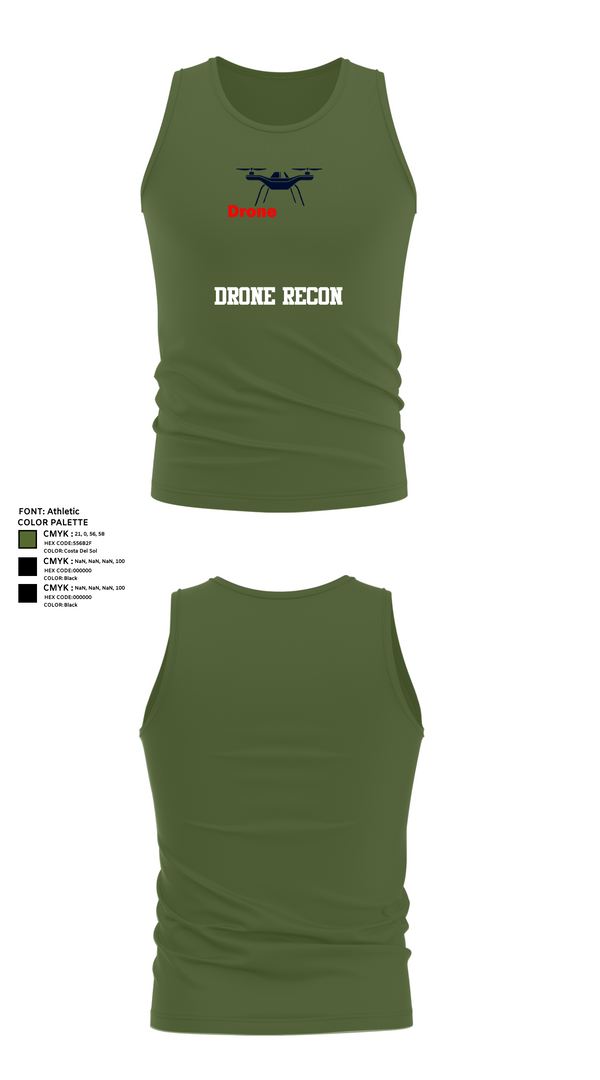 Tank Top, DRONE RECON, , Teamtime, Team time, sublimation, custom sports apparel, team uniforms, spirit wear, spiritwear, sports uniforms, custom shirts, team store, custom team store, fundraiser sports, apparel fundraiser
