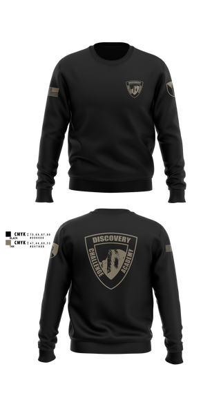 Crew Neck Sweatshirt, Discovery ChalleNGe Academy, , Teamtime, Team time, sublimation, custom sports apparel, team uniforms, spirit wear, spiritwear, sports uniforms, custom shirts, team store, custom team store, fundraiser sports, apparel fundraiser
