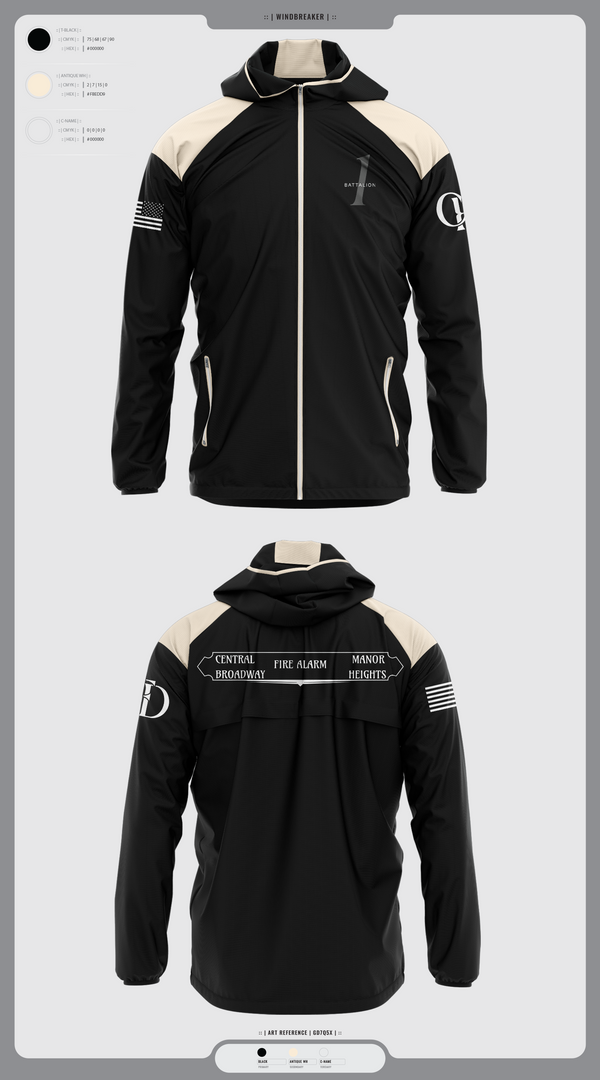 Windbreaker, Battalion 1, , Teamtime, Team time, sublimation, custom sports apparel, team uniforms, spirit wear, spiritwear, sports uniforms, custom shirts, team store, custom team store, fundraiser sports, apparel fundraiser