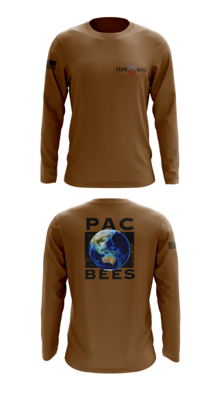 Long Sleeve Performance Shirt, NMCB 4, Navy, Teamtime, Team time, sublimation, custom sports apparel, team uniforms, spirit wear, spiritwear, sports uniforms, custom shirts, team store, custom team store, fundraiser sports, apparel fundraiser