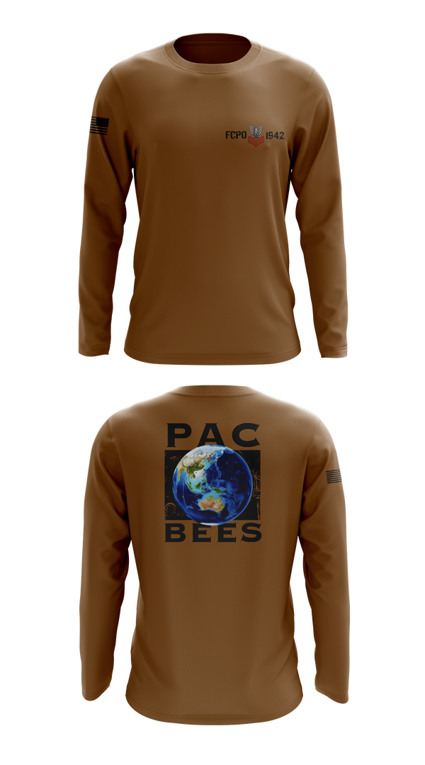 Long Sleeve Performance Shirt, NMCB 4, Navy, Teamtime, Team time, sublimation, custom sports apparel, team uniforms, spirit wear, spiritwear, sports uniforms, custom shirts, team store, custom team store, fundraiser sports, apparel fundraiser