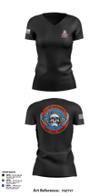 A Co, 2-13th Aviation Regiment 86069312 Women's Short Sleeve V-neck Shirt - 13