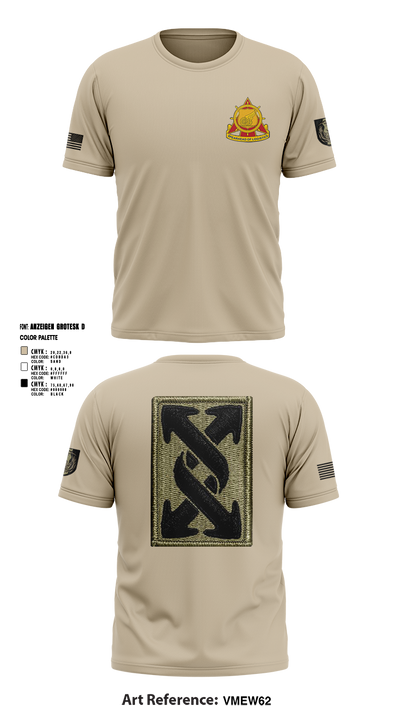 441st transportation company 24339398 Short Sleeve Performance Shirt - 3