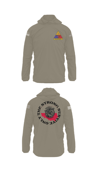 Windbreaker, 261st BSC CAVEMAN PLT, , Teamtime, Team time, sublimation, custom sports apparel, team uniforms, spirit wear, spiritwear, sports uniforms, custom shirts, team store, custom team store, fundraiser sports, apparel fundraiser