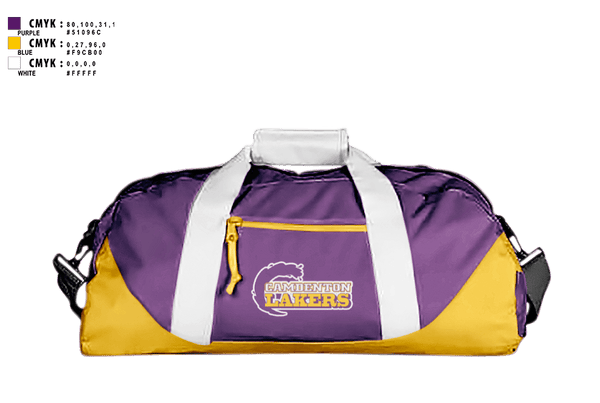 Duffle Bag, Camdenton R-3 High School Tennis, Tennis, Teamtime, Team time, sublimation, custom sports apparel, team uniforms, spirit wear, spiritwear, sports uniforms, custom shirts, team store, custom team store, fundraiser sports, apparel fundraiser