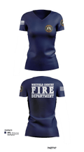 Station 12 TRT 63854404 Women's Short Sleeve V-neck Shirt - 114
