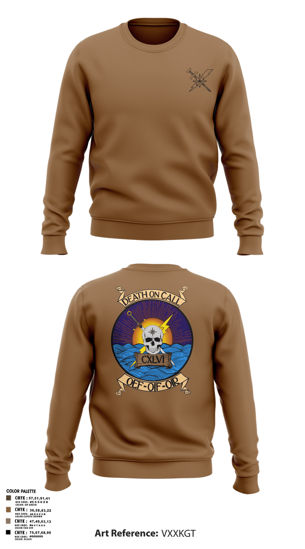 Crew Neck Sweatshirt, 146th ASOS, Air Force, Teamtime, Team time, sublimation, custom sports apparel, team uniforms, spirit wear, spiritwear, sports uniforms, custom shirts, team store, custom team store, fundraiser sports, apparel fundraiser