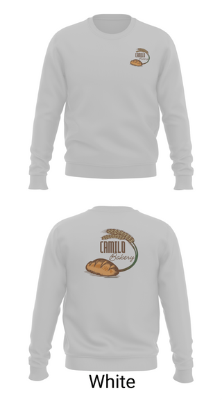 Crew Neck Sweatshirt, Camilo bakery, , Teamtime, Team time, sublimation, custom sports apparel, team uniforms, spirit wear, spiritwear, sports uniforms, custom shirts, team store, custom team store, fundraiser sports, apparel fundraiser