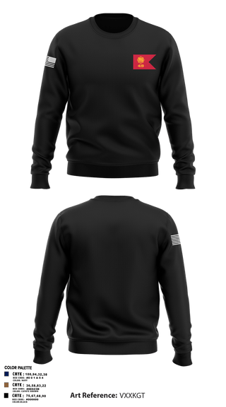 Crew Neck Sweatshirt, 419th Transportation Company, , Teamtime, Team time, sublimation, custom sports apparel, team uniforms, spirit wear, spiritwear, sports uniforms, custom shirts, team store, custom team store, fundraiser sports, apparel fundraiser