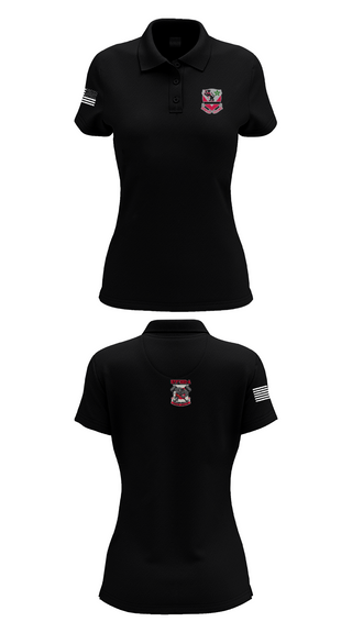 Womens Short Sleeve Performance Polo, 16th BEB 571st Company, , Teamtime, Team time, sublimation, custom sports apparel, team uniforms, spirit wear, spiritwear, sports uniforms, custom shirts, team store, custom team store, fundraiser sports, apparel fundraiser
