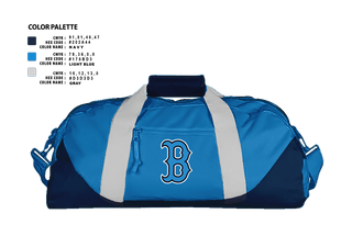 Duffle Bag, Beacon Bluedemons, Baseball, Teamtime, Team time, sublimation, custom sports apparel, team uniforms, spirit wear, spiritwear, sports uniforms, custom shirts, team store, custom team store, fundraiser sports, apparel fundraiser