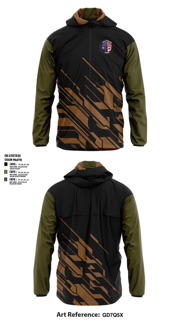 Windbreaker, Kontrolled Kaos, E-Sports, Teamtime, Team time, sublimation, custom sports apparel, team uniforms, spirit wear, spiritwear, sports uniforms, custom shirts, team store, custom team store, fundraiser sports, apparel fundraiser